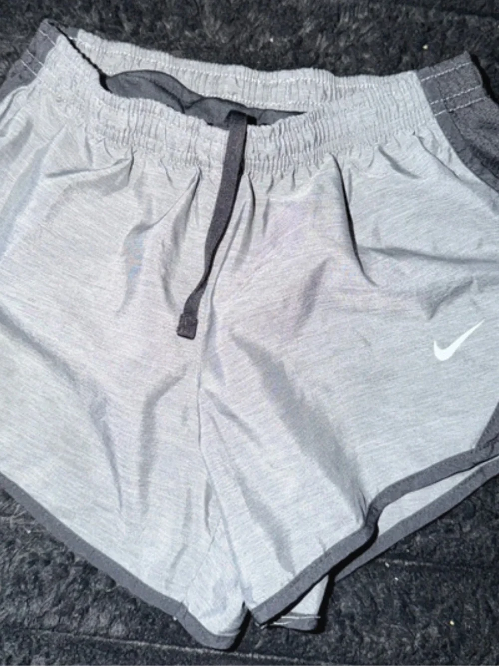 Nike kids Grey Dri-FIT Running Shorts